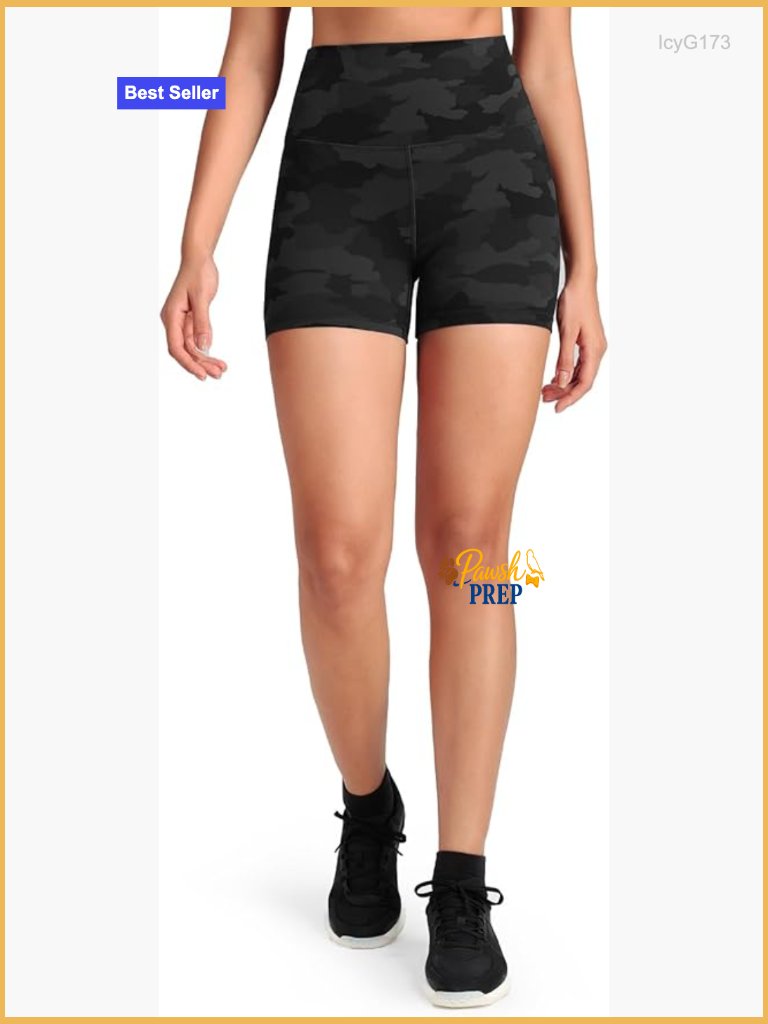Compression High Waisted Biker Shorts 4" Inseam Workout Pro